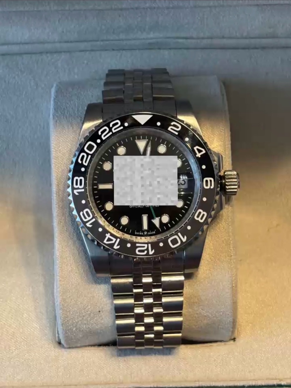 Luxury Watch Black & Grey
